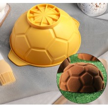 Форма силиконовая для выпечки  "Футбольный мяч"